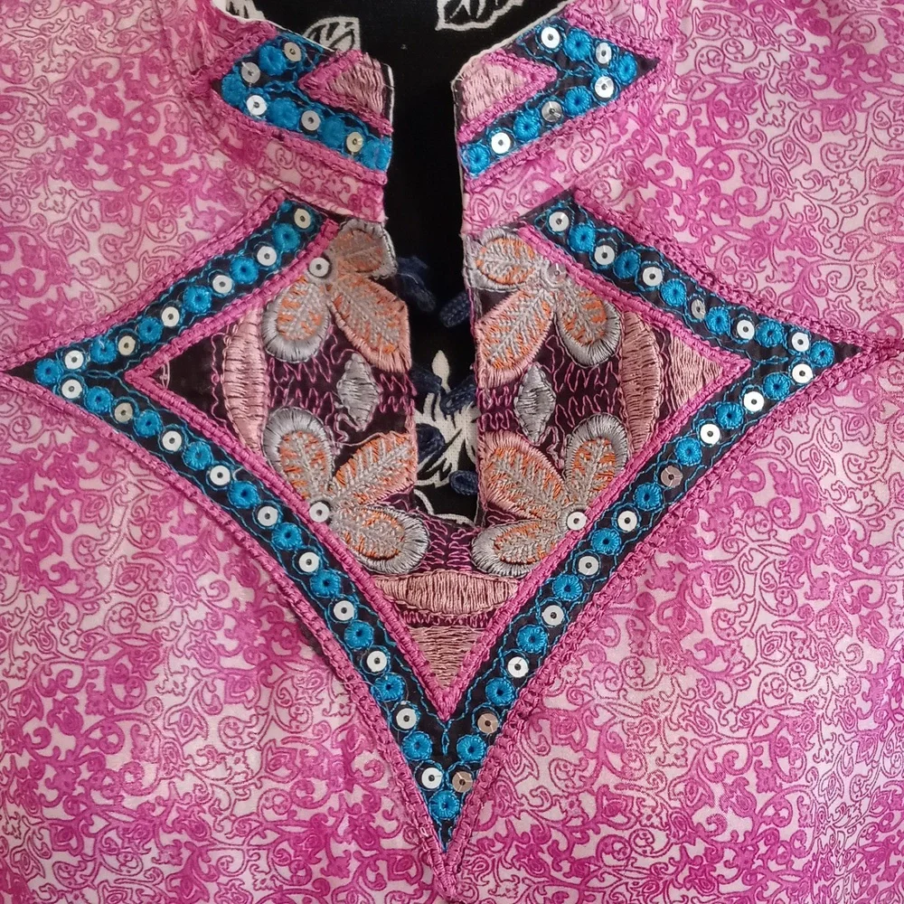 🆕️ 💖RARE Mote Design💖 - Pink Caftan - Picture 6 of 15